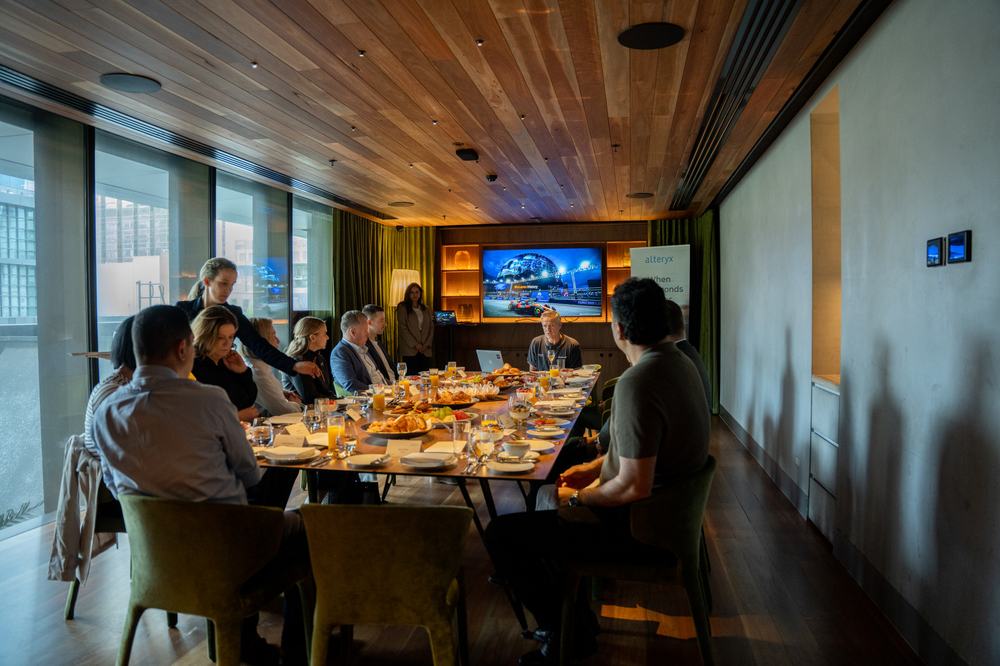 An executive breakfast at Society, Melbourne